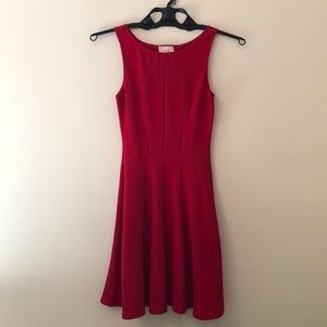 Love..ady Red Skater Dress